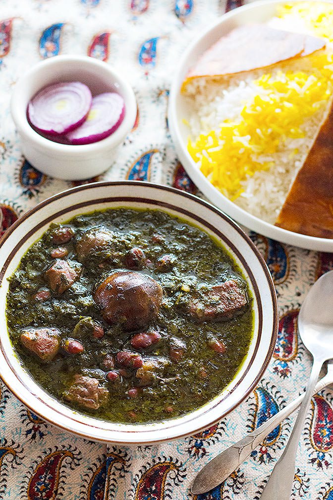Ghormeh Sabzi Persian Herb Stew |‌ Iranian cuisine