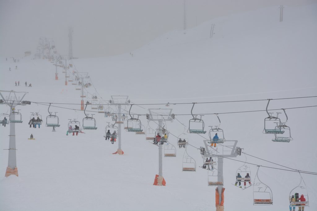 Ski lift in Tochal