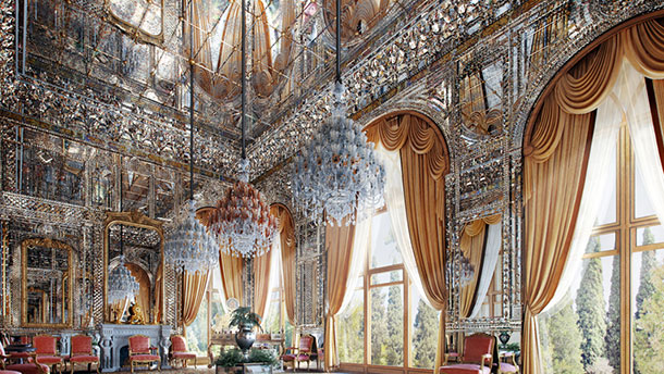 Golestan Palace interior 