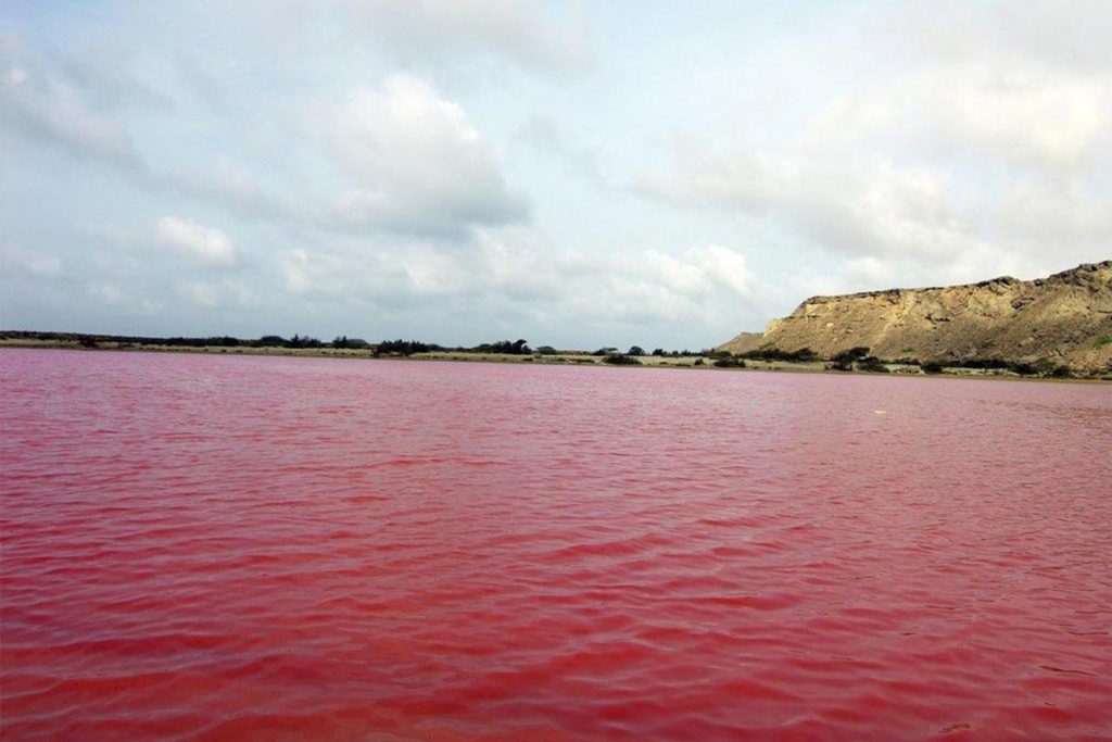 Pink Lake in Chabahar