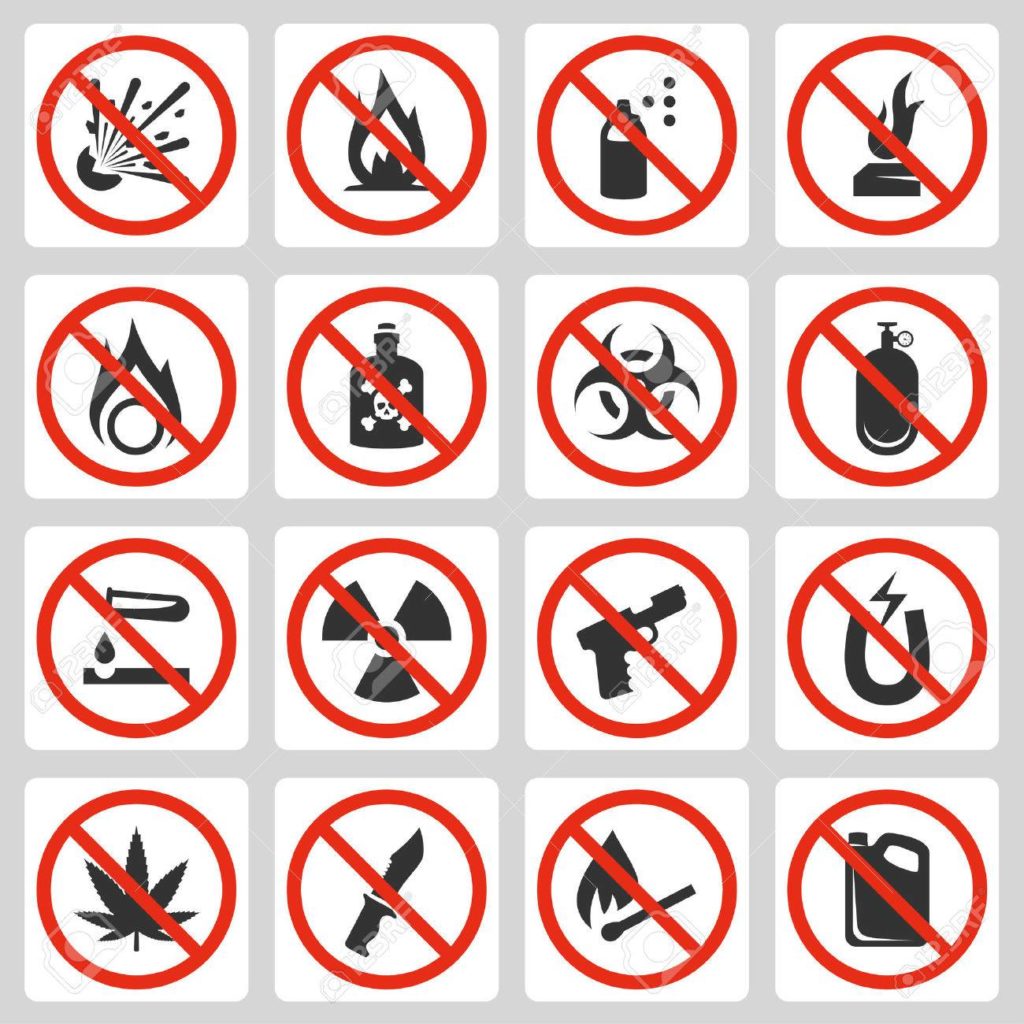 Prohibited Items in Iran airports