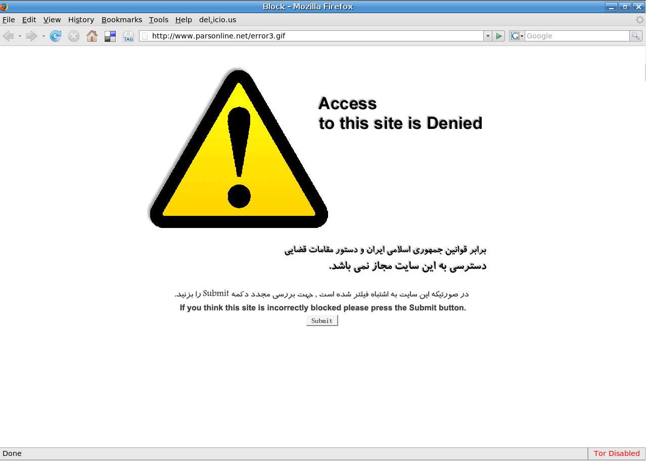 Internet Censorship and Blocked Websites