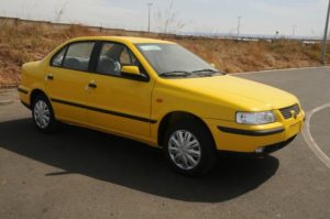 Yellow Taxi in Tehran