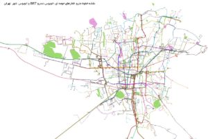 Tehran Bus Map