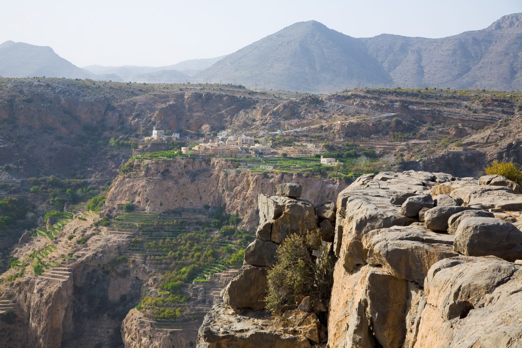 View of Jebel Akhdar mountains, Oman