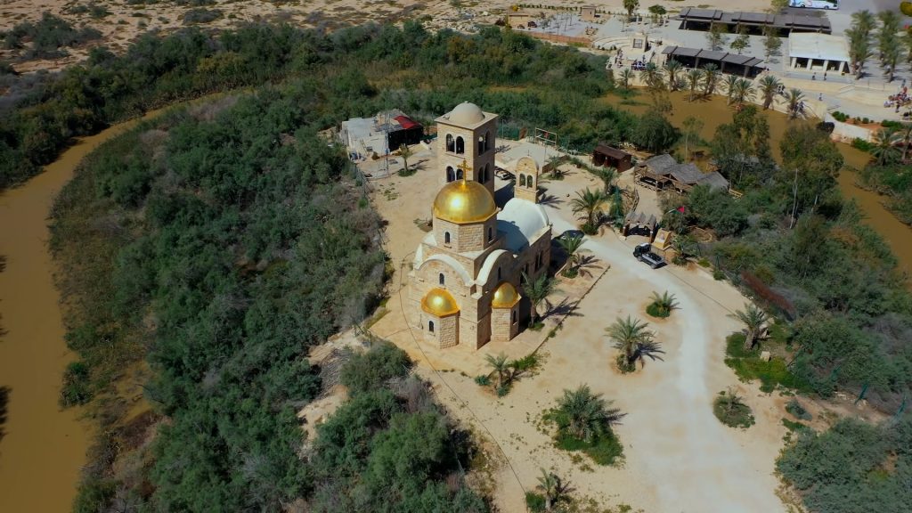 View of the church in Al-Maghtas